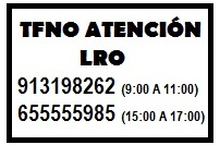 ATENCIÓN TELEFÓNICA PARA EL LIBRO DE REGISTRO DE ORÍGENES DE LA FEG